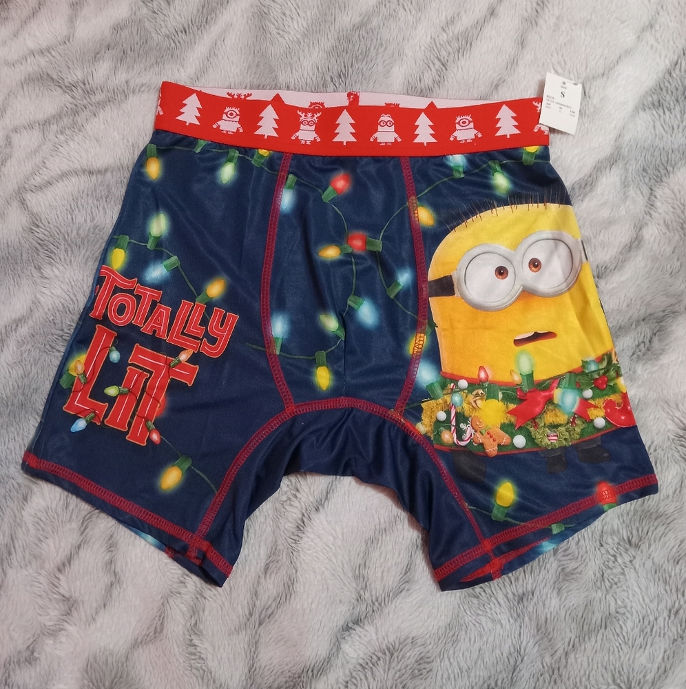 Minions Christmas boxer briefs